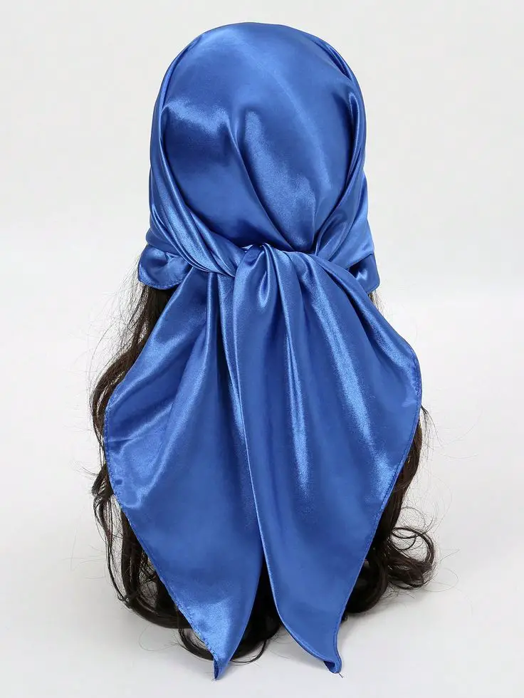 bleu-satin-scarf