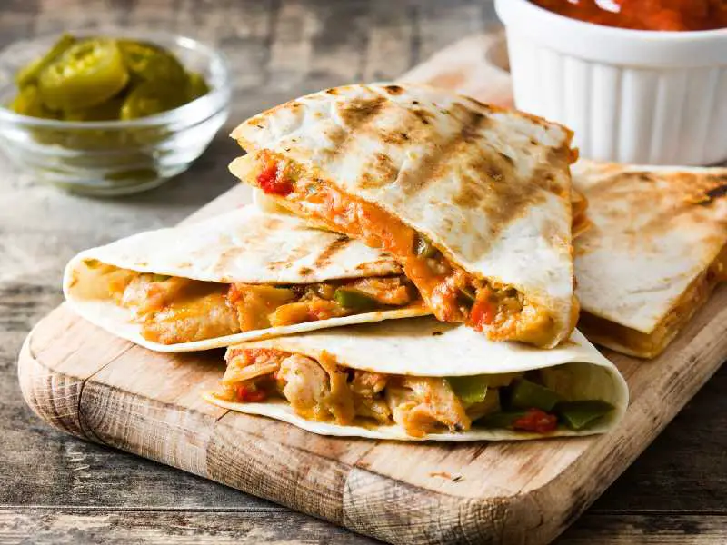 mini-quesadillas-on-a-chopping-board
