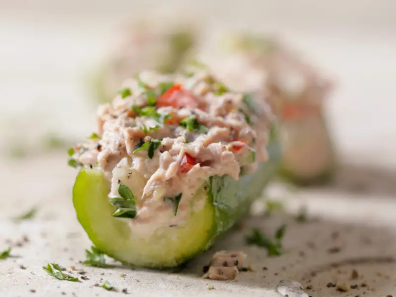tuna-salad-in-side-cucumber