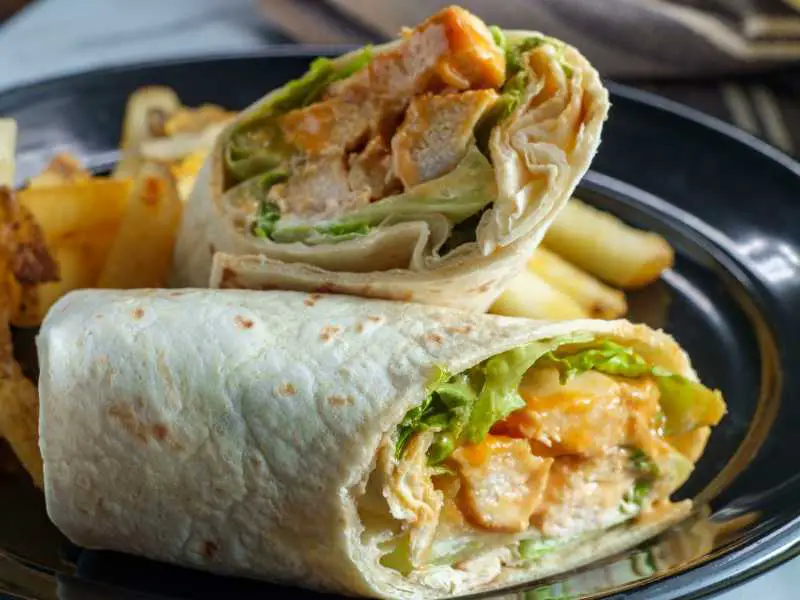two-caesar-salad-wrap