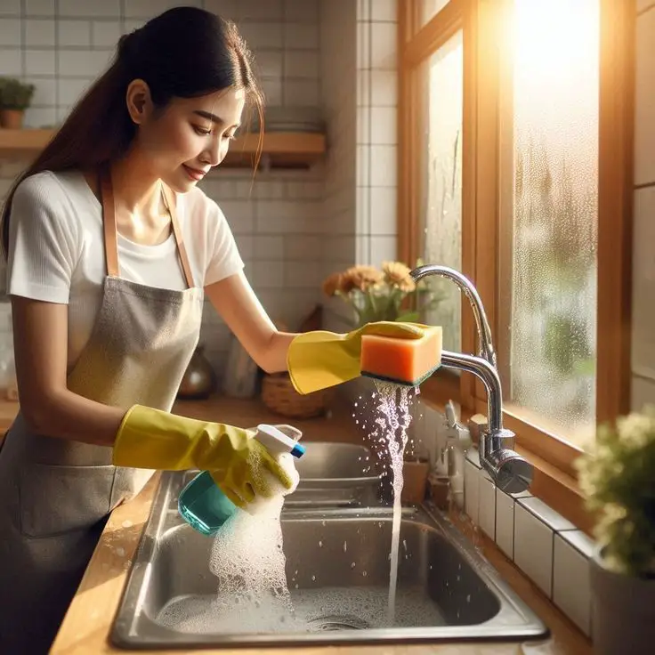 realistic-goal-by-cleaning-the-kitchen-sink