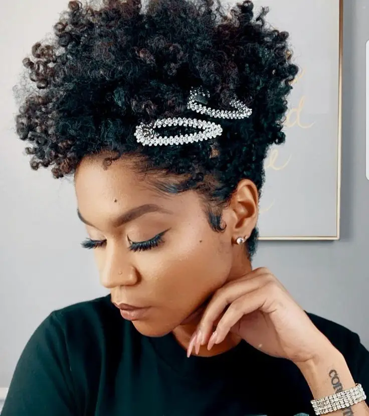 tapered-afro-with-clip