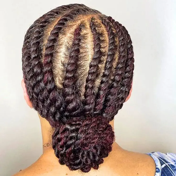flat twist-hair-style
