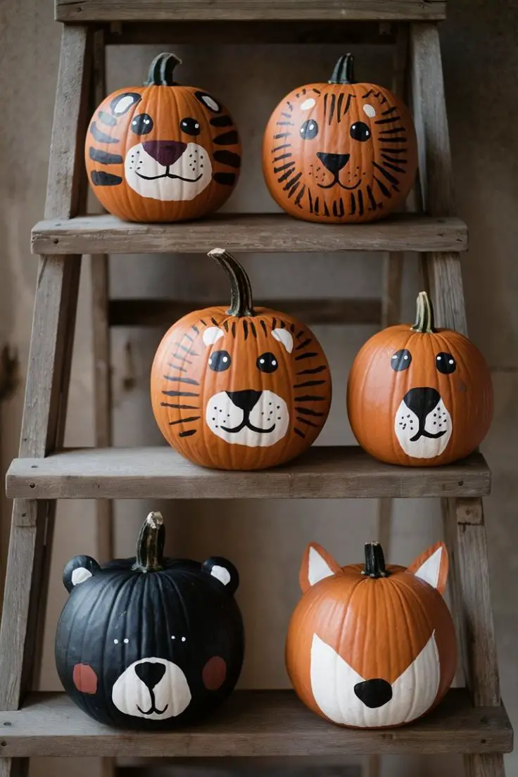 adorable-animal-pumpkin
