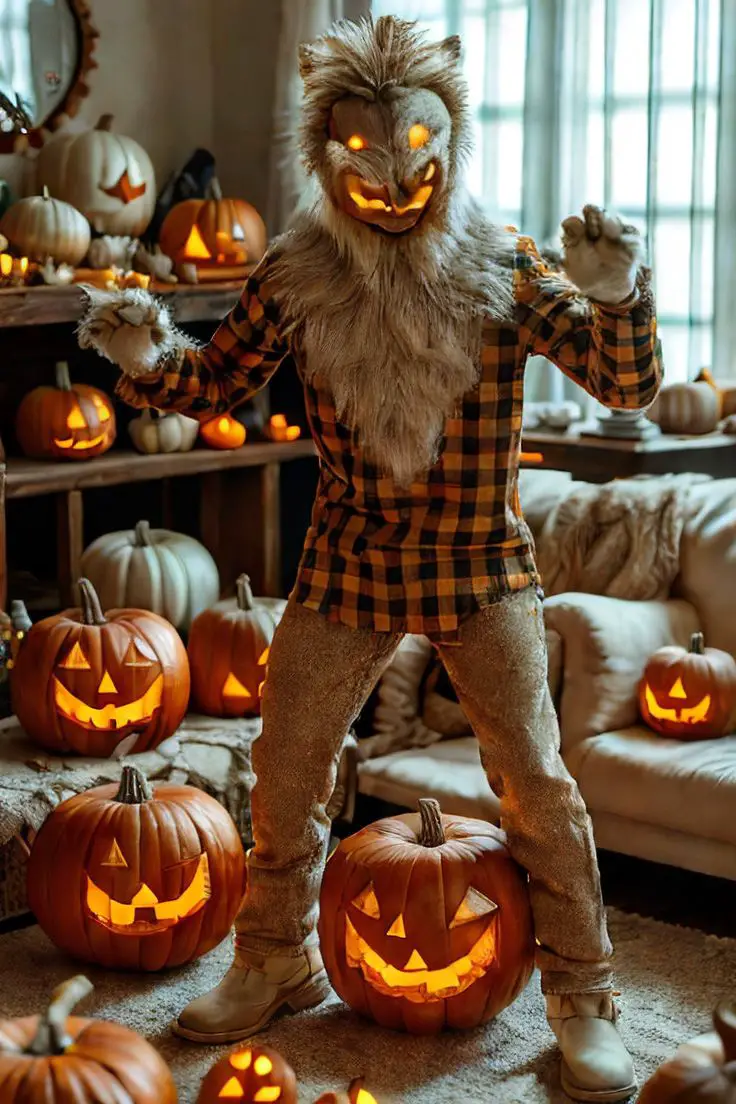 halloween-werewolf-diy-baby-halloween-custume-ideas