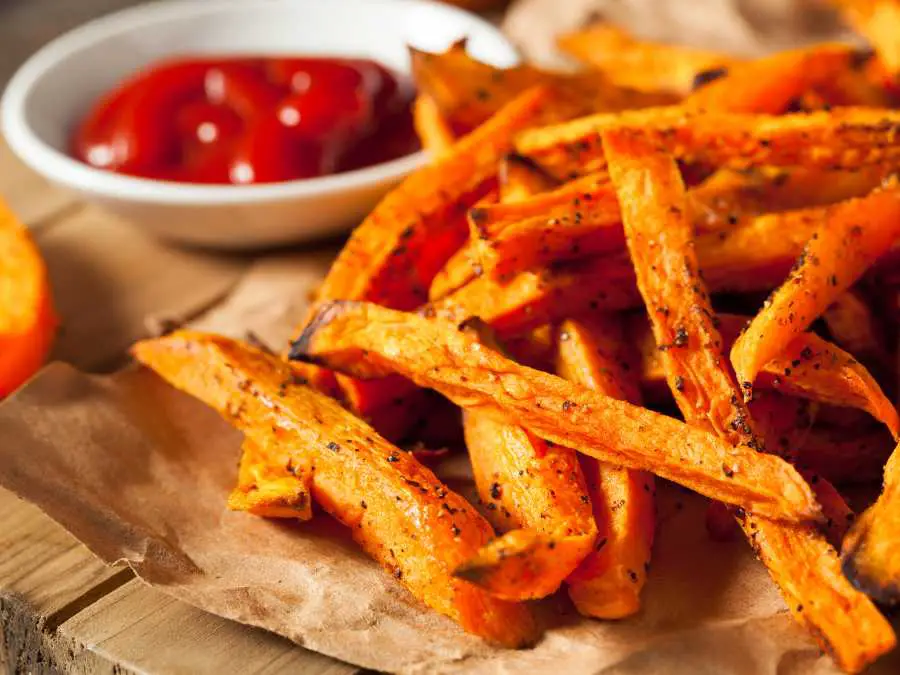 sweet-potato-with-ketchup