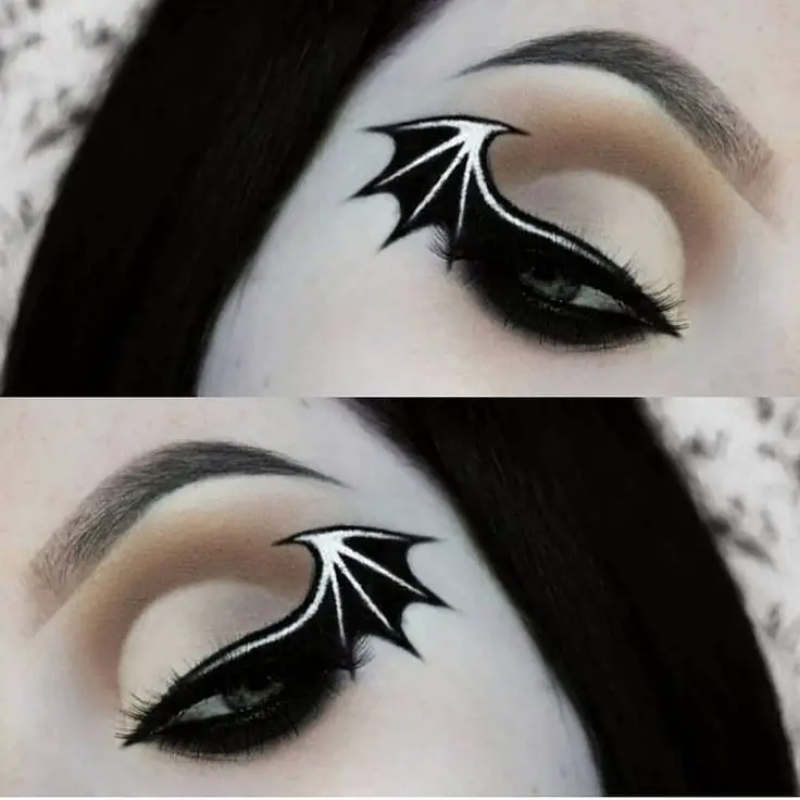 bat-wing-halloween-makeup-ideas