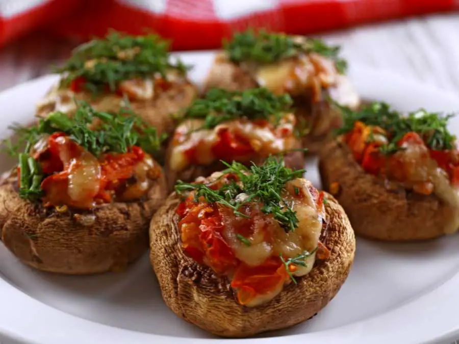 caprese-stuffed-mushroom-vegetarian-dinner-guide