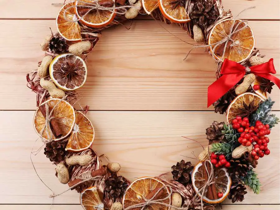 orange-ribbon-creative-hallween-wreath-ideas