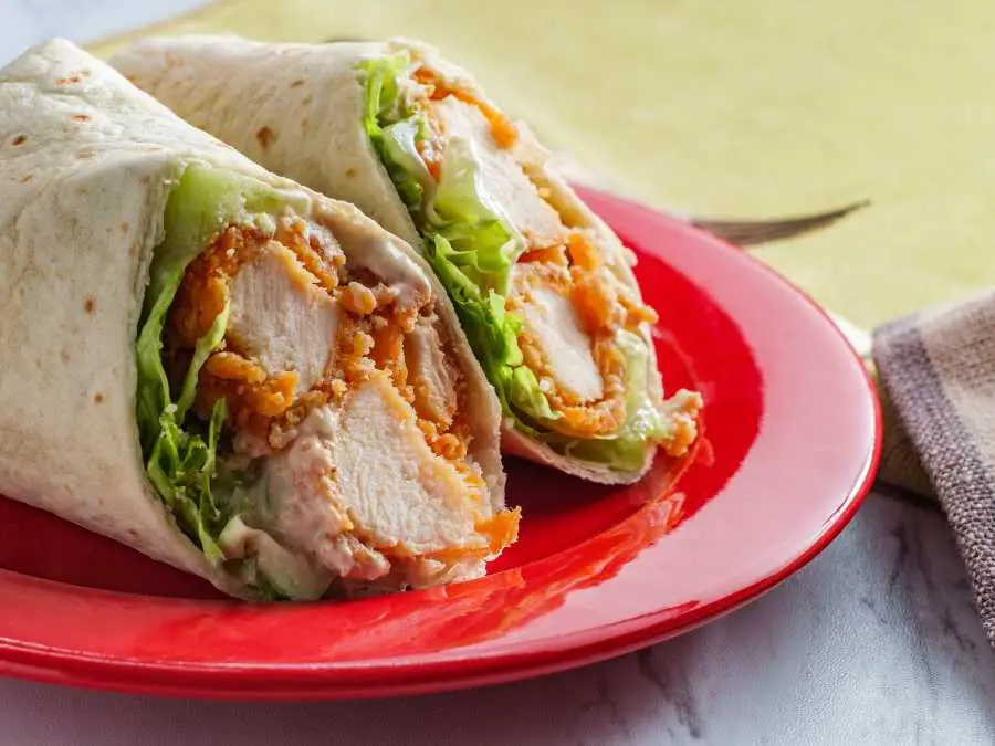 chicken-caesar-wraps