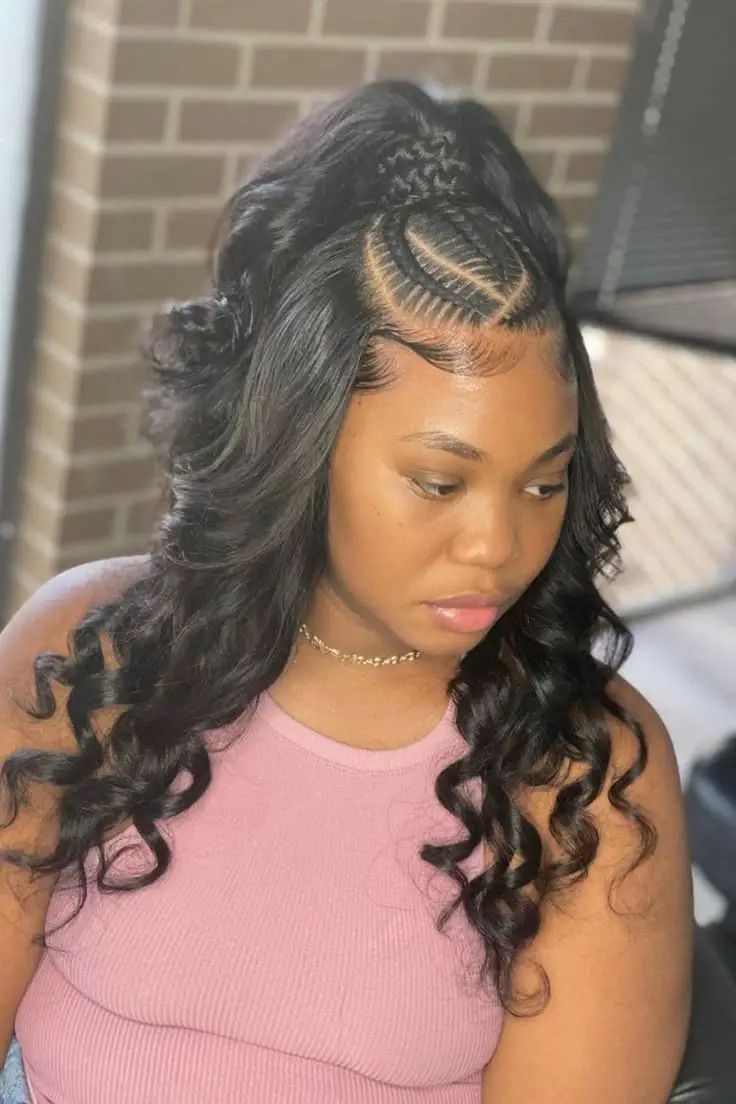 half-up-half-down-braid-stunning-bridal-hairstyle-ideas