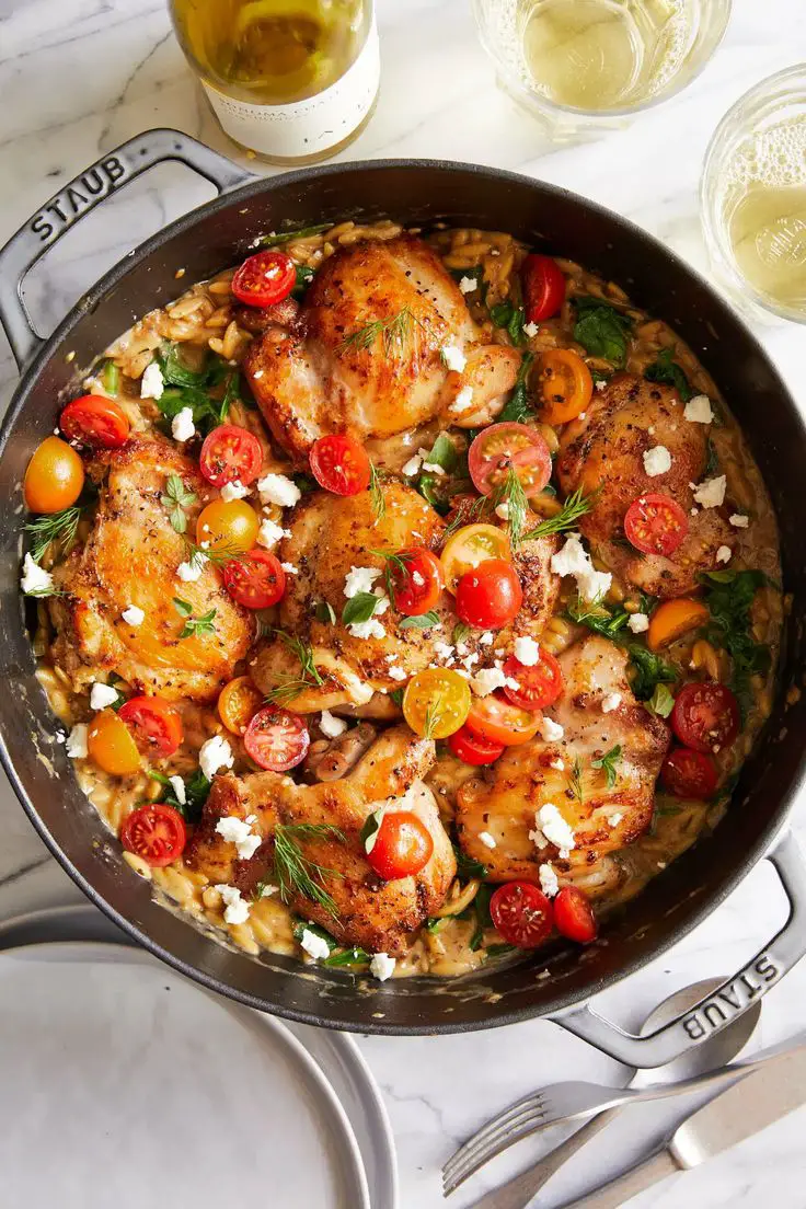 greak-chicken-orzo-delicious-one-pot-meal