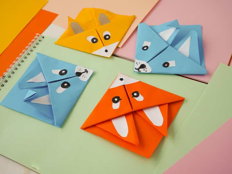 Origami-Animal-Bookmarks