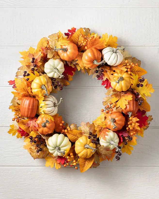 pumpkin-wreath
