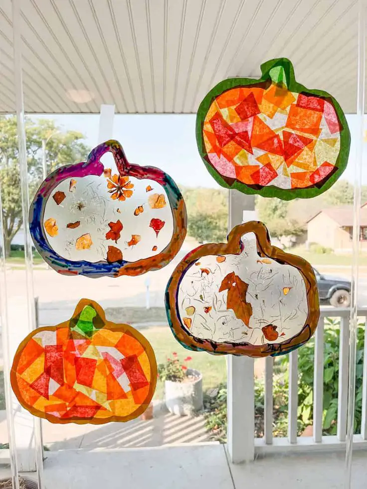 pumpkin-suncatchers