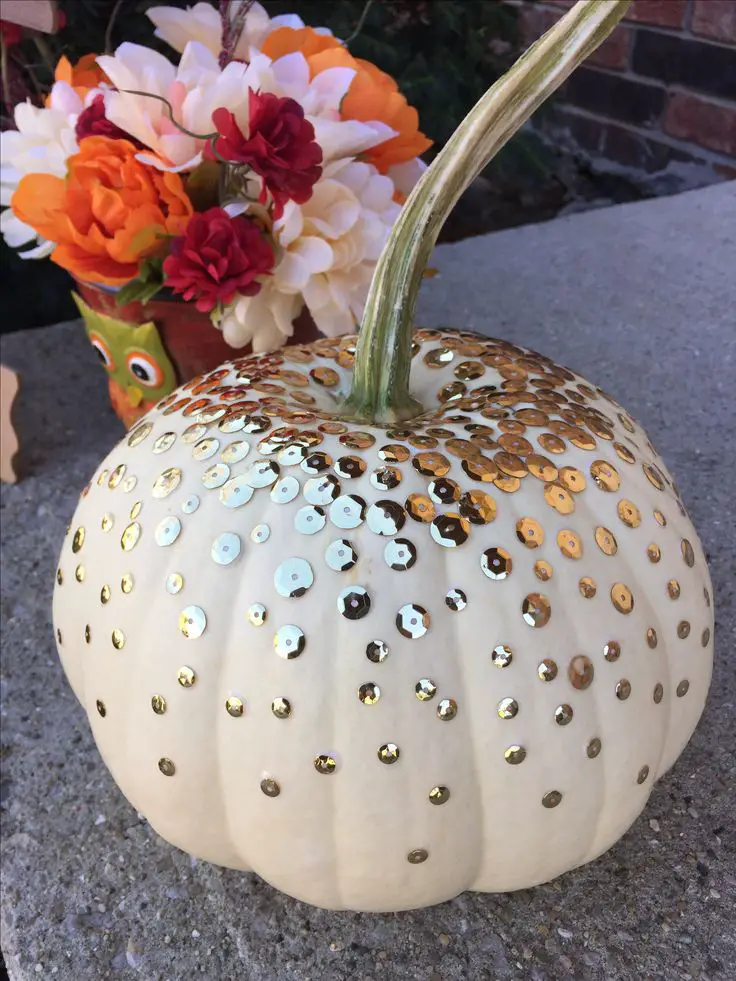 sequin-pumpkin