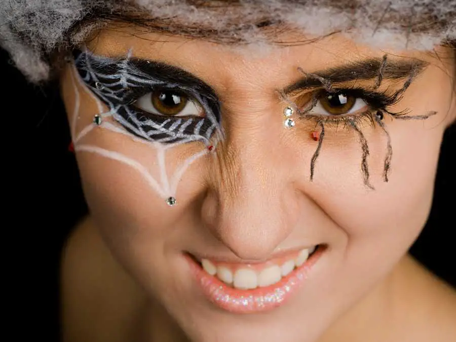 spider-web-halloween-makeup-ideas