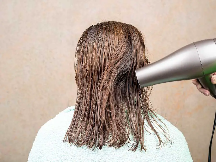 drying-hair-before-styling
