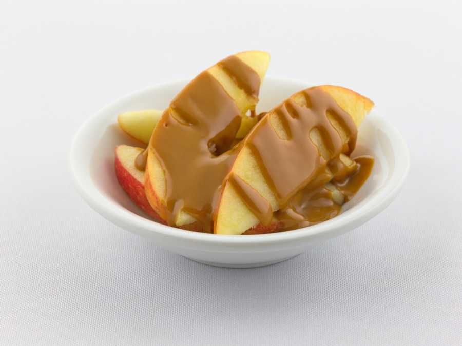 almond-butter-on-apple-slices