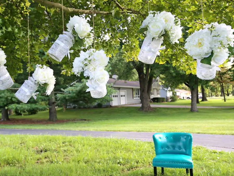 hanging-mason-jar-wedding-aisle-decore-ideas