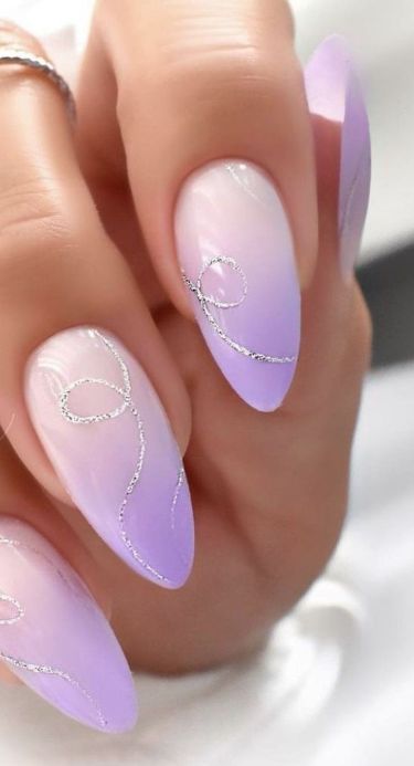 light-0lavender-weeding-nail-ideas