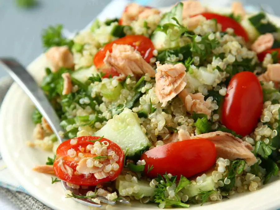 chilled-quinoa-salad-with-local-greens