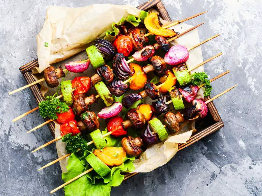 grilled-veggie-skewer