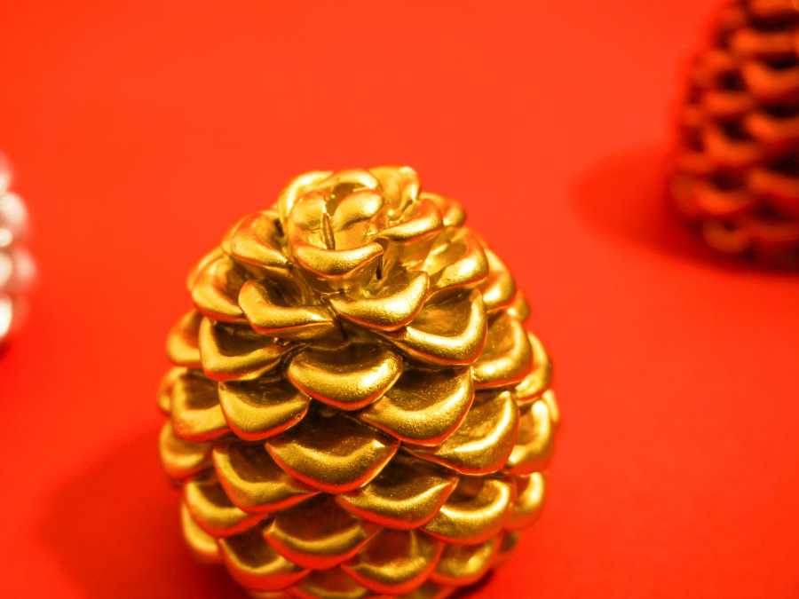 metallic-pinecones-craft
