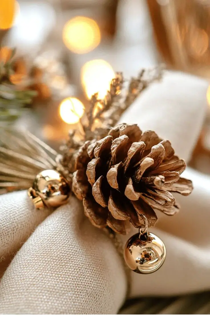 napkin-ring-with-pinecone