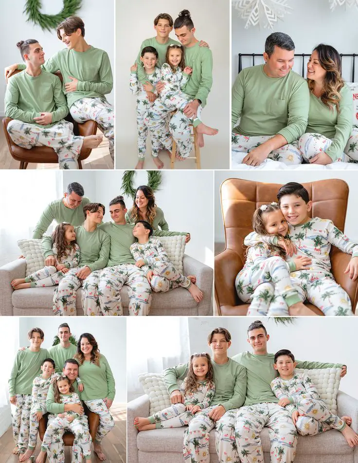 family-photo-and-memory-intergration-adorable-matching-family-christmas-pajamas