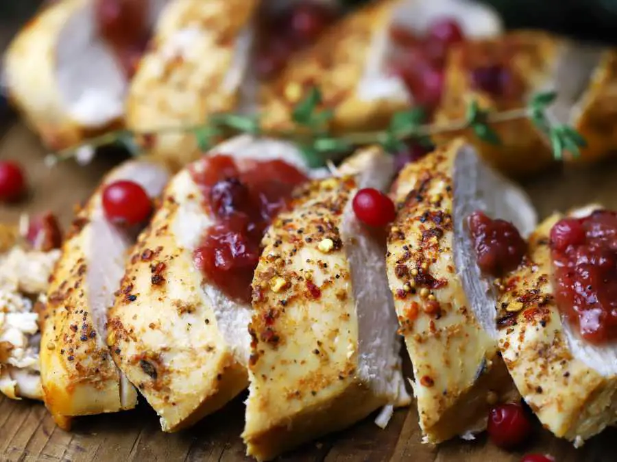 stuffed-chicken-breast-with-cranberry-sauce