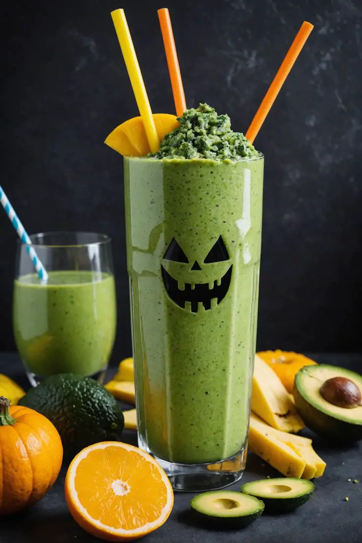 witches-brew-green-smoothie-healthy-halloween-treats-for-kids-parties