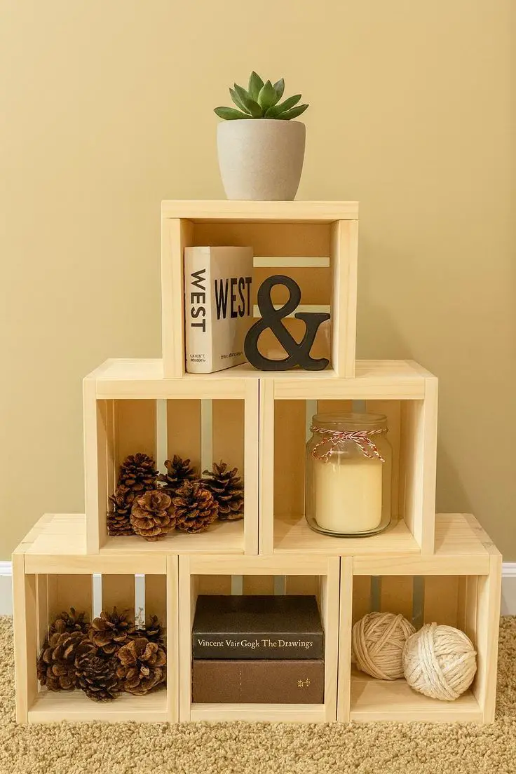 wooden-creates-christmas-living-room