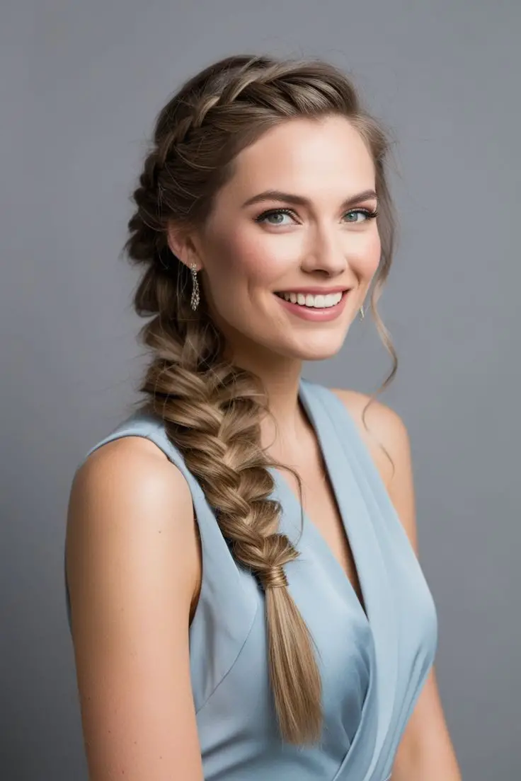 elegant-side-braid-stunning-holiday-party-hairstyle-tutorial