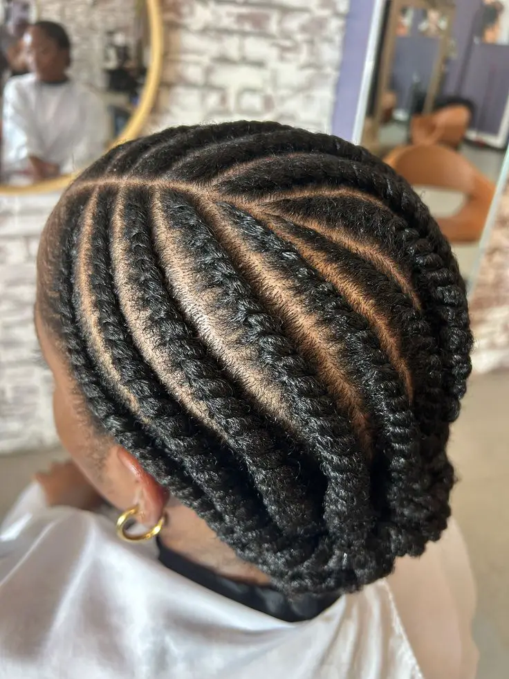 flat-twist-stunning-winter-hairstyle-for-black-women