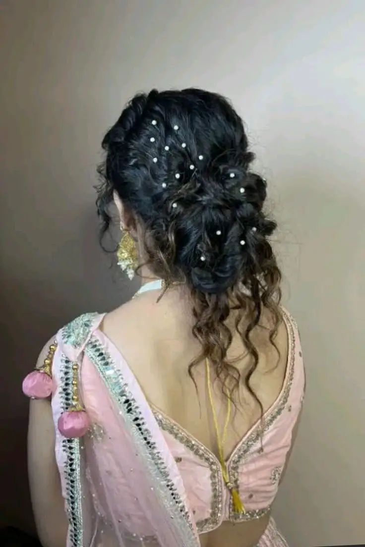messy-bun-with-sparkle-stunning-holiday-party-hairstyle-tutorial