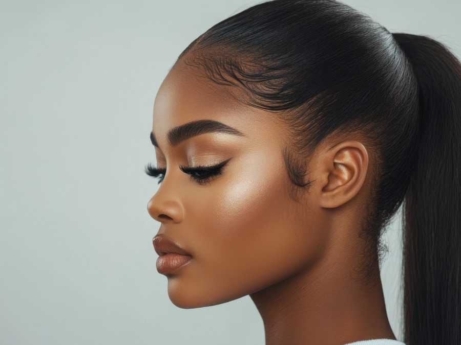 sleek-low-ponytail-with-extensions-stunning-winter-hairstyle-for-black-women