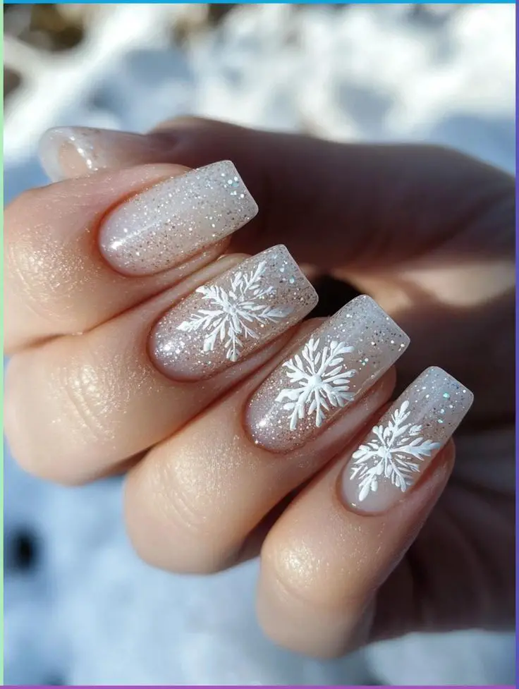 snowflake-sparkle-nails