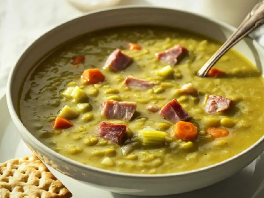 split-pea-soup-with-ham-new-year's-day- soup-recipes