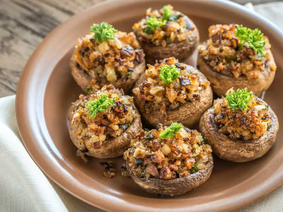 stuffed-mushroom-caps-new-year-party-appertizer-recipes