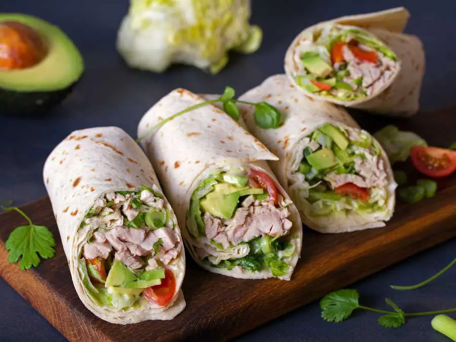 turkey-and-avocado-wrap