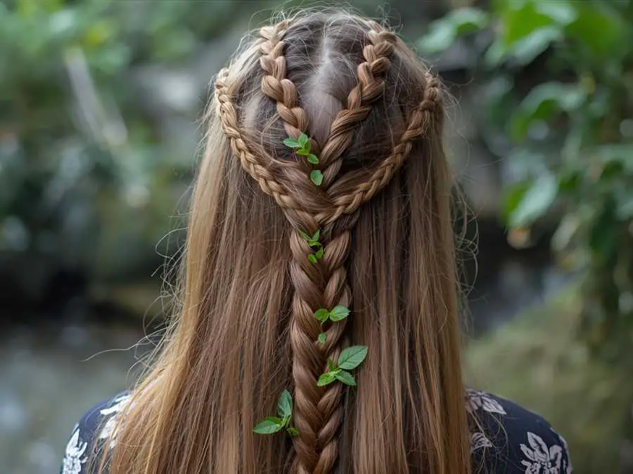 waterfall-tree-briad-adorable-and-creative-christmas-tree-braid-hairstyle-ideas