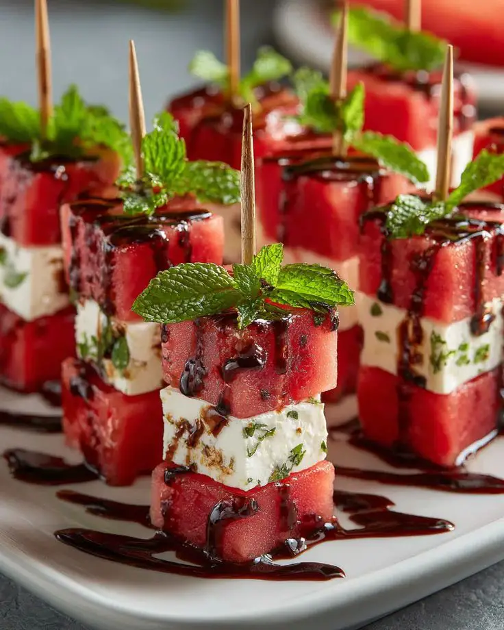 watermelon-feta-bites-new-year-party-appertizer-recipes