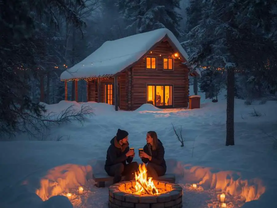 a-romantic-winter-cabin-weekend
