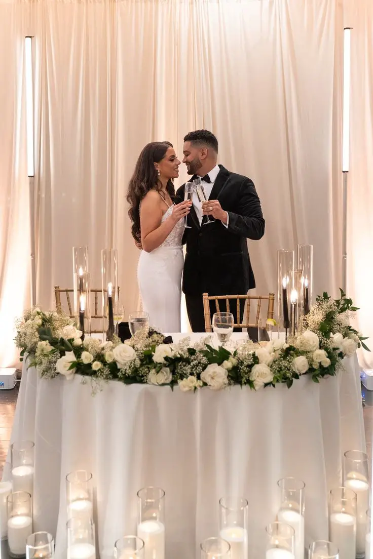 a softly-decorated-sweetheart-table