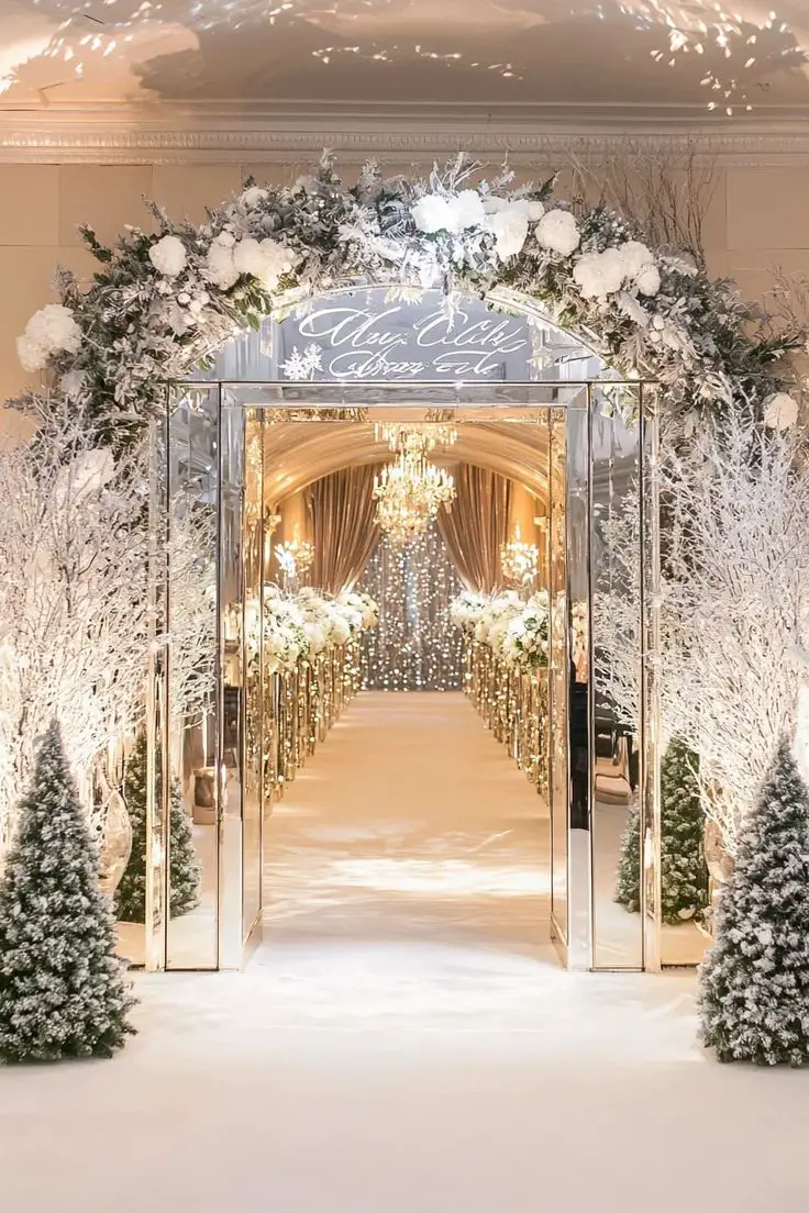 a-winter-market-inspired-reception-entrance