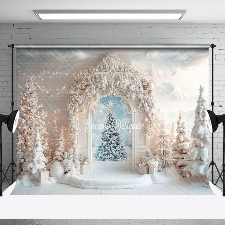 a winter-wonderland-photo-booth-lovely-winter-wedding-ideas