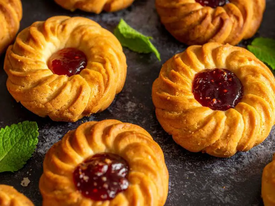 cherry-almond-thumbprint-cookies-chriastmas-baking-ideas