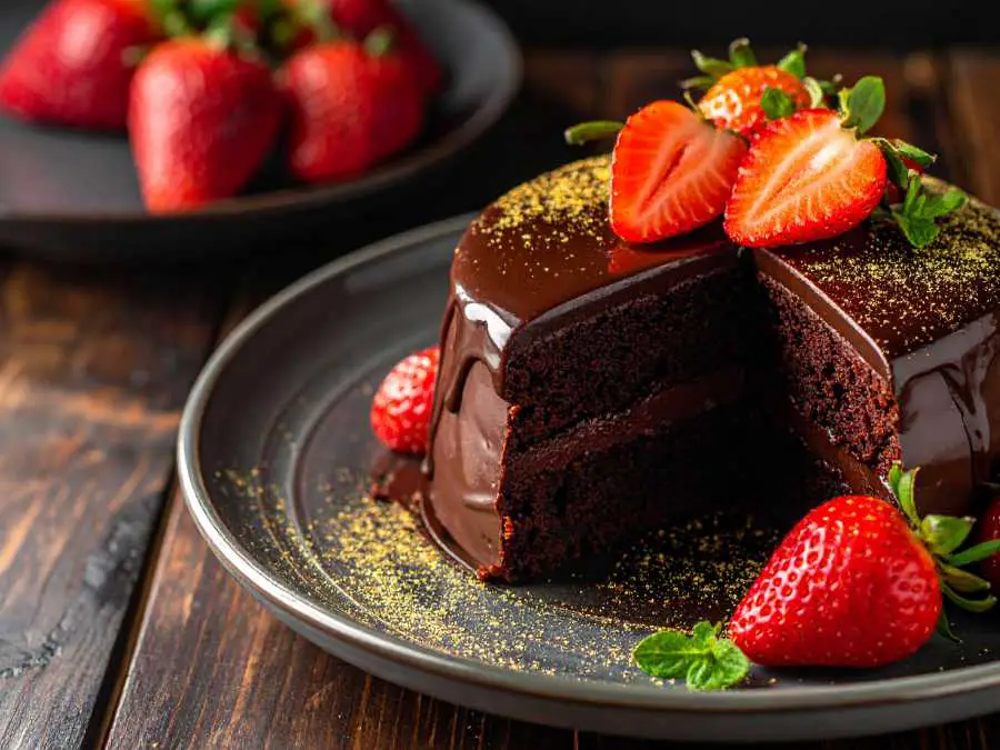 chocolate-ganache-tart-with-respberries