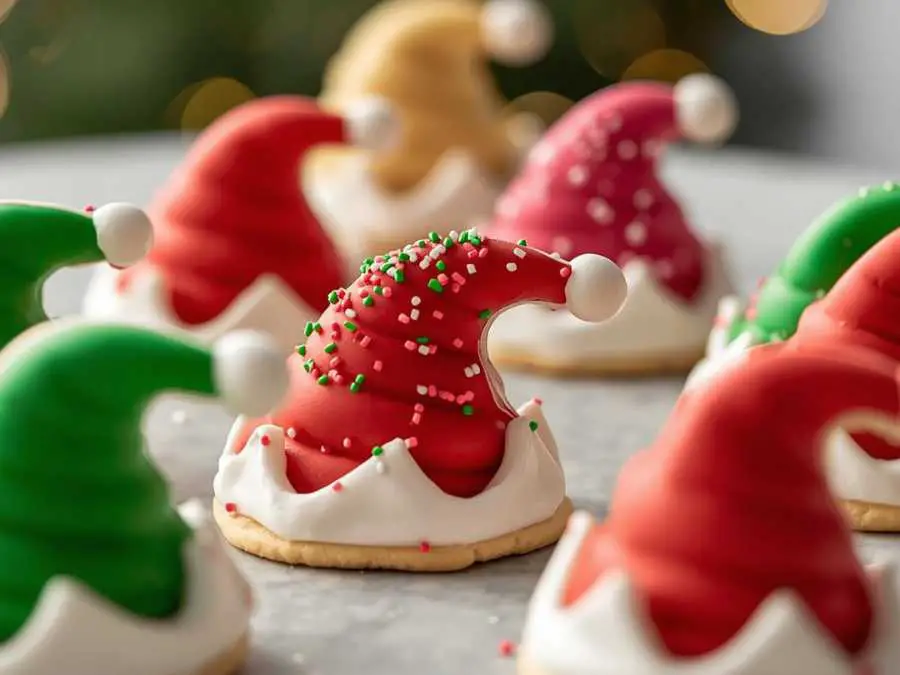 elf-hat-kids-friendly-christmas-cookies-ideas-with-full-tutorial